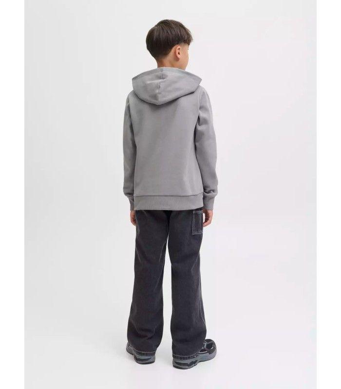 Sudadera Jack & Jones JJGeplas Sweat Hood Junior Gris