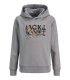 Sudadera Jack & Jones JJGeplas Sweat Hood Junior Gris