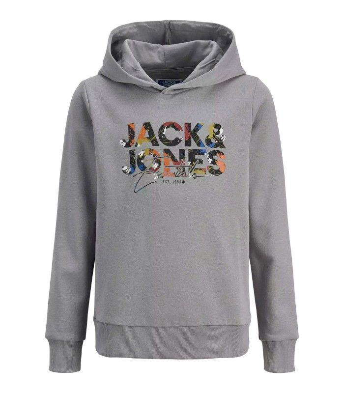 Sudadera Jack & Jones JJGeplas Sweat Hood Junior Gris