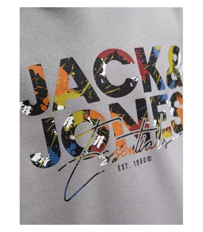 Sudadera Jack & Jones JJGeplas Sweat Hood Junior Gris