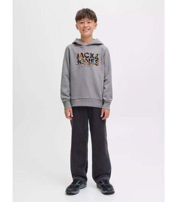 Sudadera Jack & Jones JJGeplas Sweat Hood Junior Gris