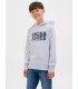 Sudadera Jack & Jones JJGeplas Sweat Hood Junior Gris Claro