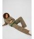 Pantalon Jack & Jones JXAlly Reg Wide HW SWT Noos Mujer Morel