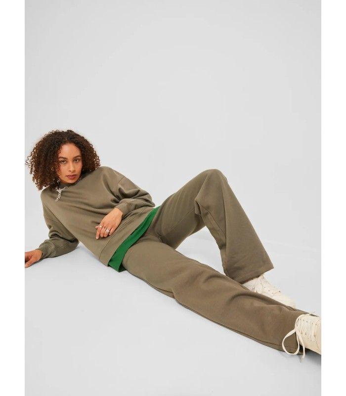 Pantalon Jack & Jones JXAlly Reg Wide HW SWT Noos Mujer Morel