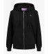 Sudadera Jack & Jones JXAbbie RLX LS Every Zip Hood SWT Noos Negro Cremallera Mujer