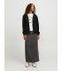 Sudadera Jack & Jones JXAbbie RLX LS Every Zip Hood SWT Noos Negro Cremallera Mujer