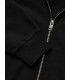 Sudadera Jack & Jones JXAbbie RLX LS Every Zip Hood SWT Noos Negro Cremallera Mujer