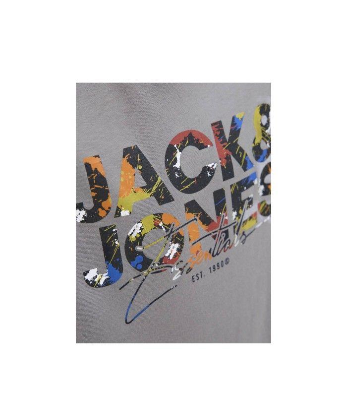 Camiseta Jack & Jones JJGelplas Tee SS Crew Neck Junior Gris Oscuro