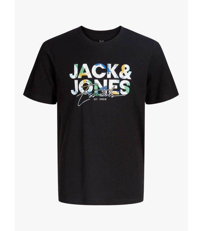 Camiseta Jack & Jones JJGelplas Tee SS Crew Neck Junior negro
