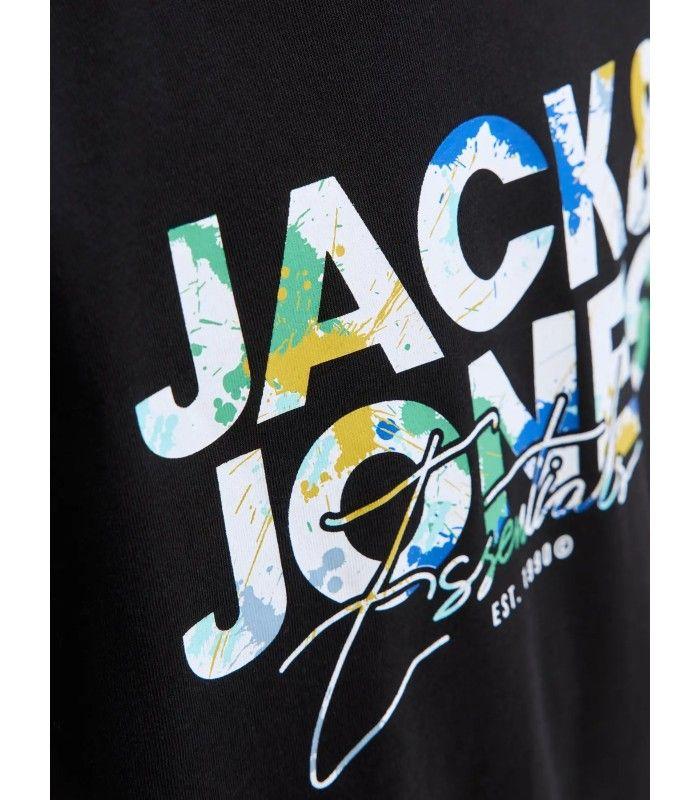 Camiseta Jack & Jones JJGelplas Tee SS Crew Neck Junior negro