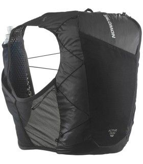 Chaleco Salomon Active Skin 12 Set Black/Metal