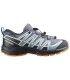 Zapatilla Salomon XA Pro V8 WP J Niño Grisaille/Dark Blue/Turmeric