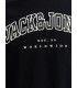 Camiseta JAck & Jones JJecaleb Varsity Tee LS O-Neck SN Junior Negro