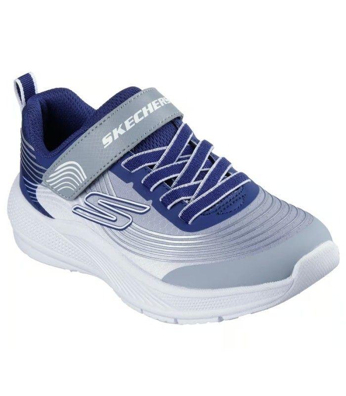 Zapatilla Skechers Microspec Advance NavyLT Grey Niño