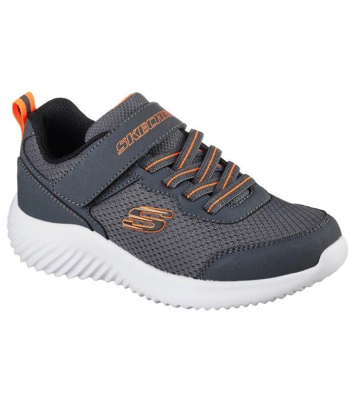 Zapatilla Skechers Bounder Techrox CHAR Niño