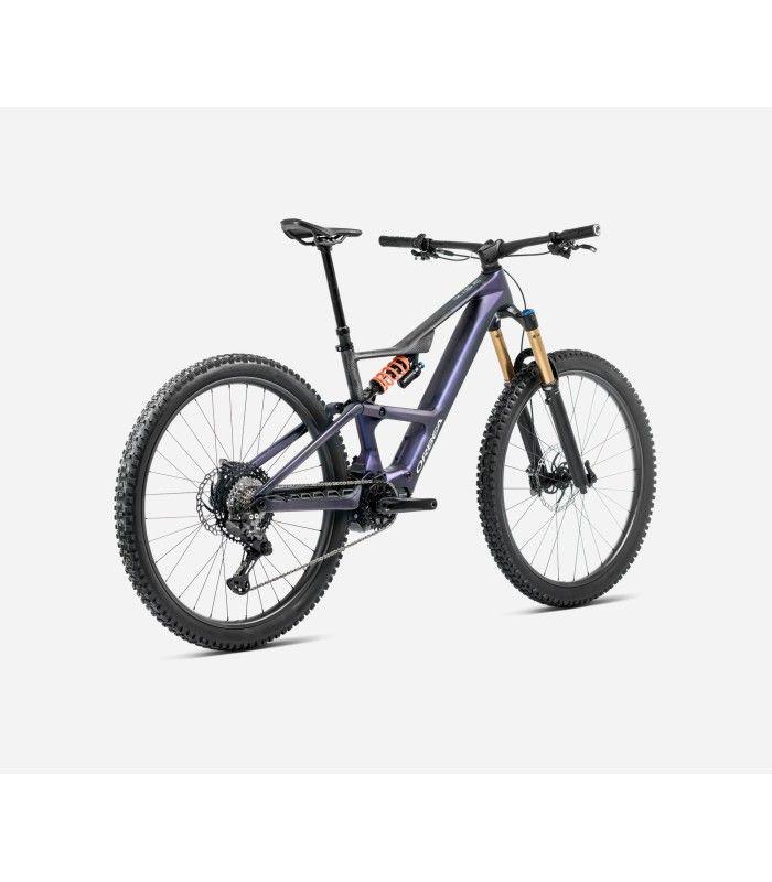 Orbea Rise SL M10 630w 2025  Tanzanite Carbon View - Carbon Raw T. XL