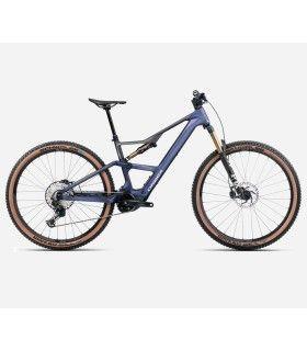 Orbea Rise SL M10 630w 2025  Tanzanite Carbon View - Carbon Raw
