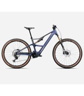 Orbea Rise SL M10 630w 2025  Tanzanite Carbon View - Carbon Raw