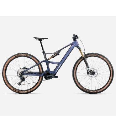Orbea Rise SL M10 630w 2025  Tanzanite Carbon View - Carbon Raw