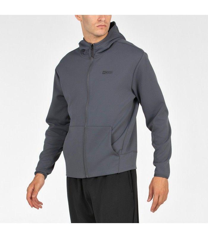 Sudadera +8000 Eluir Cremallera Antracita Hombre