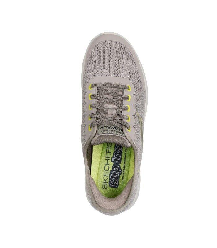 Zapatilla Skechers Go Walk Flex Netro Brown Hombre