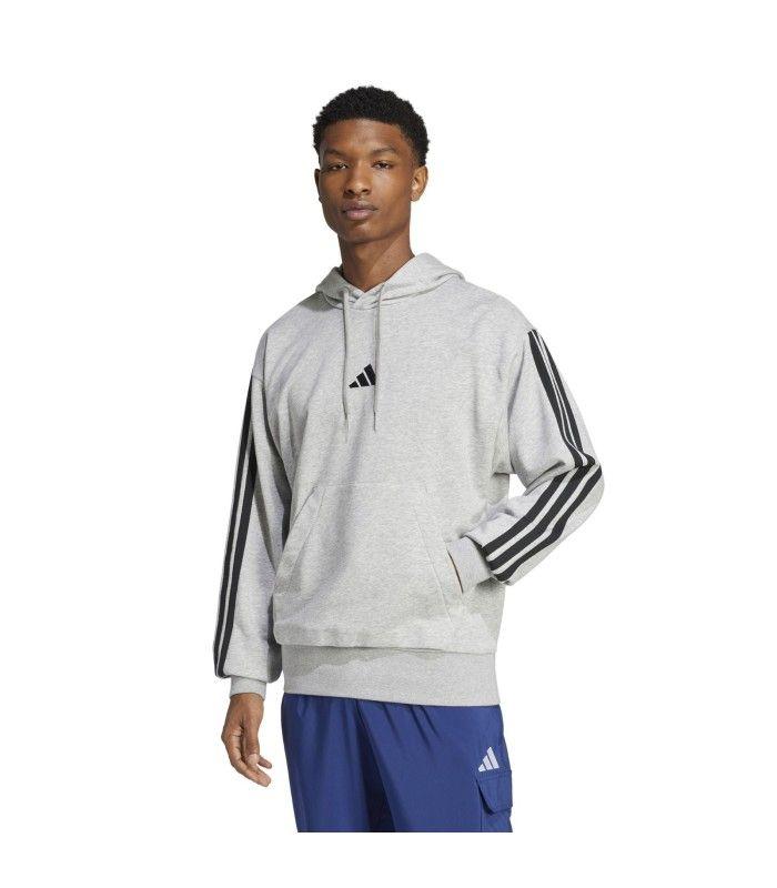 Sudadera Adidas M 3S FT HD Hombre Gris