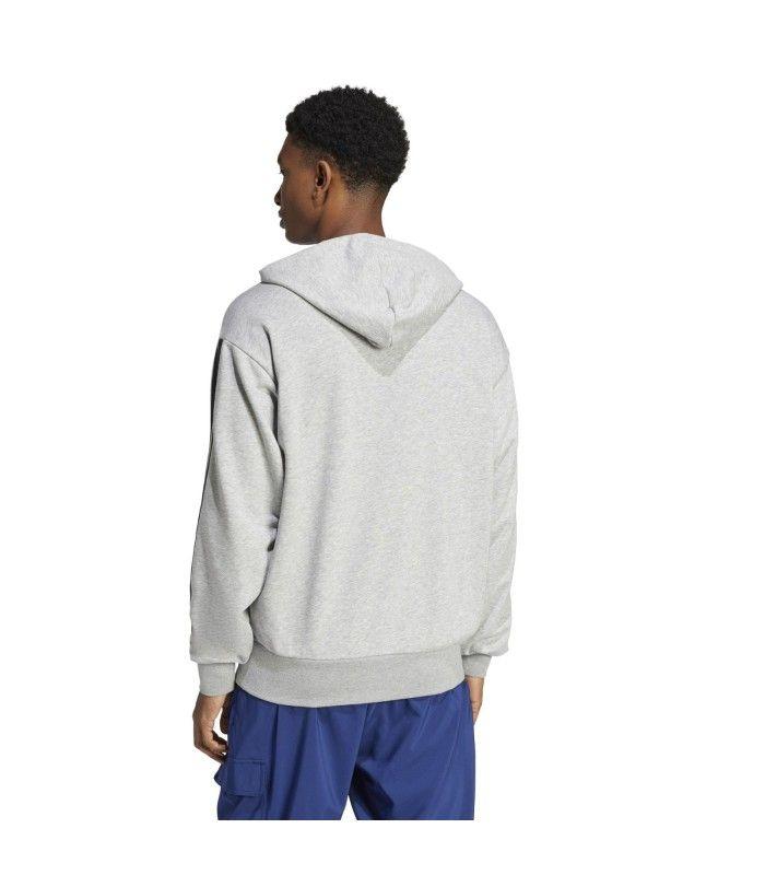 Sudadera Adidas M 3S FT HD Hombre Gris