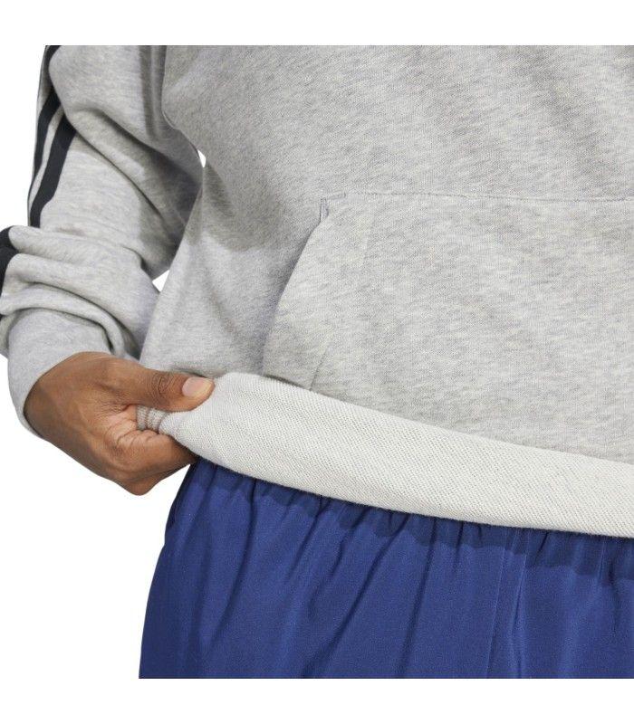 Sudadera Adidas M 3S FT HD Hombre Gris