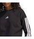 Sudadera Adidas W 3S FL SWT Negro Mujer
