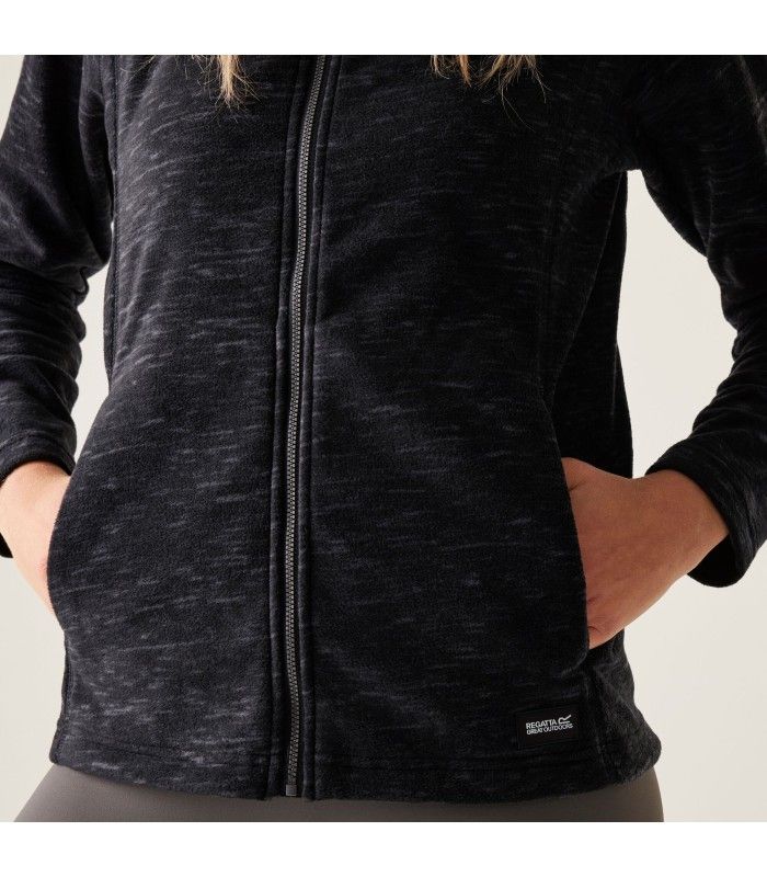 Sudadera Regatta Mayse Full Zip Negro Mujer