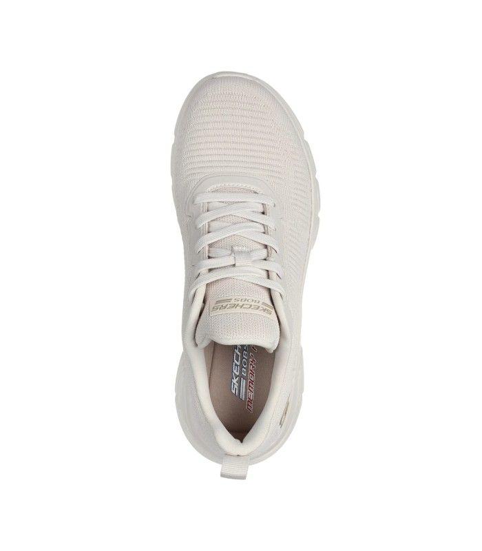Zapatilla Skechers Bobs B Flex Hi Flying Hi Off White Mujer