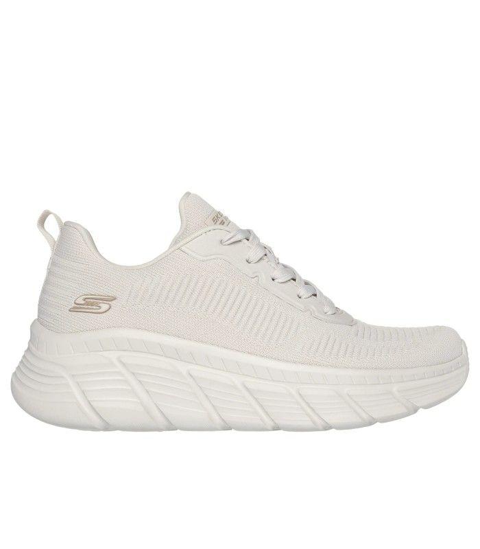 Zapatilla Skechers Bobs B Flex Hi Flying Hi Off White Mujer