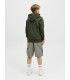 Sudadera Jack & Jones JJecorp Logo Sweat Hood Noos Junior Verde