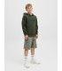 Sudadera Jack & Jones JJecorp Logo Sweat Hood Noos Junior Verde
