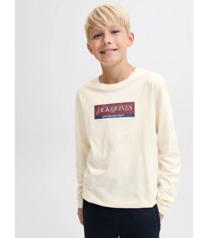 Camiseta Jack & Jones Jorinwood Block Branding Tee LS CN Junior