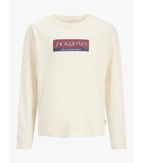 Camiseta Jack & Jones Jorinwood Block Branding Tee LS CN Junior