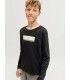 Camiseta Jack & Jones Jorinwood Block Branding Tee LS CN Junior