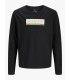 Camiseta Jack & Jones Jorinwood Block Branding Tee LS CN Junior