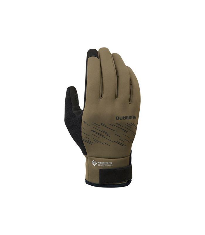 Guantes Shimano Windstopper Insulated Sand Bronw