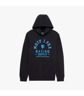Sudadera Fox Local Racer Fleece Po Black Hombre