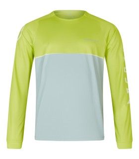 Camiseta Endura Core Printed L/S Tee Lime Green Hombre