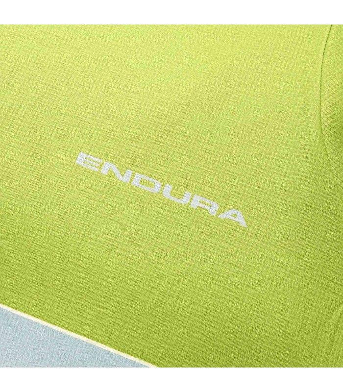 Camiseta Endura Core Printed L/S Tee Lime Green Hombre