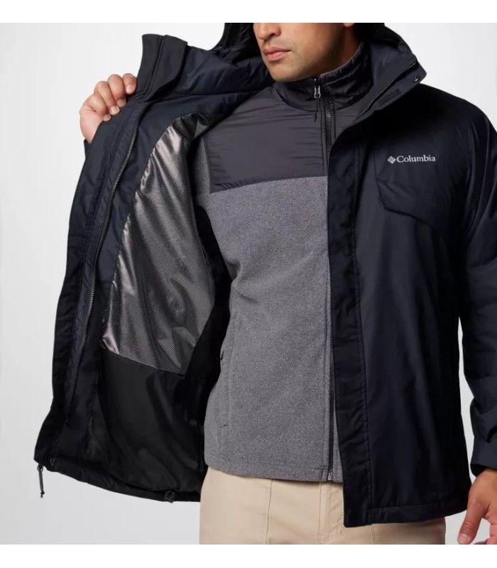 Chaqueton Columbia Bugaboo III Fleece 3 En 1 ImpermeableNegro Hombre