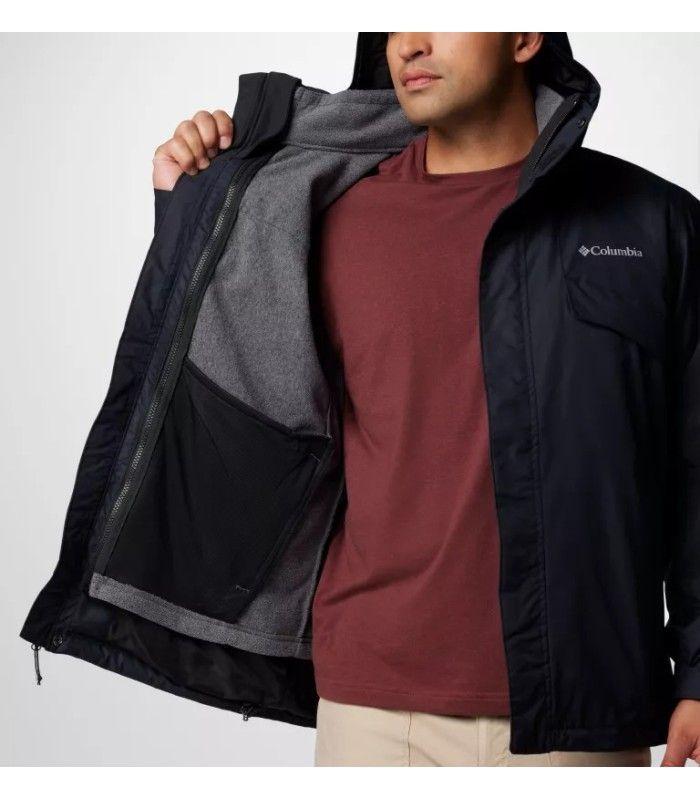 Chaqueton Columbia Bugaboo III Fleece 3 En 1 ImpermeableNegro Hombre
