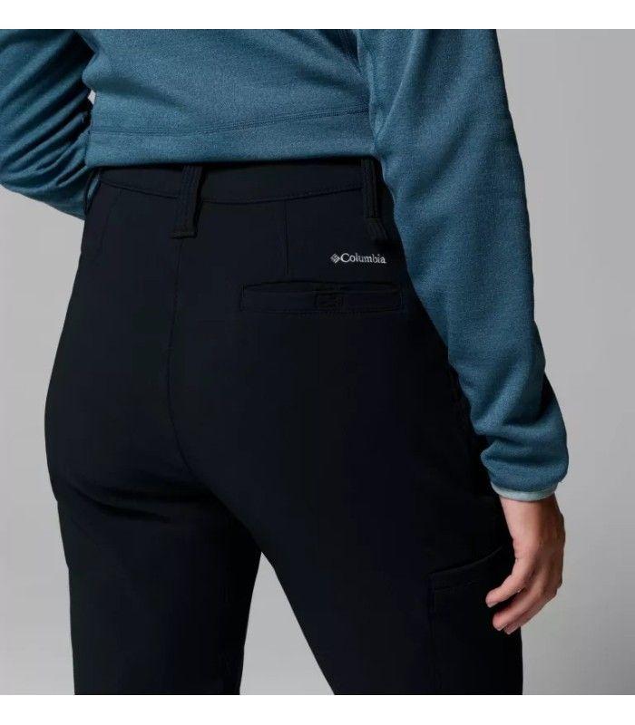 Pantalon Columbia Back Beauty Warm Softdhell Negro Mujer