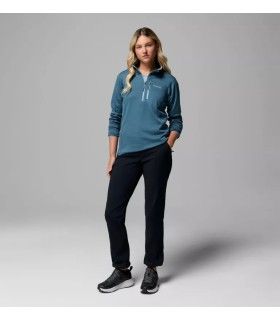 Pantalon Columbia Back Beauty Warm Softdhell Negro Mujer