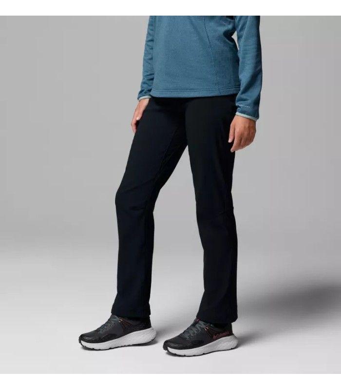 Pantalon Columbia Back Beauty Warm Softdhell Negro Mujer