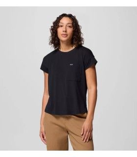 Camiseta Columbia Daniela Falls SS Negro Mujer