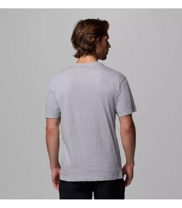 Camiseta Columbia Basic Logo Hombre Gris