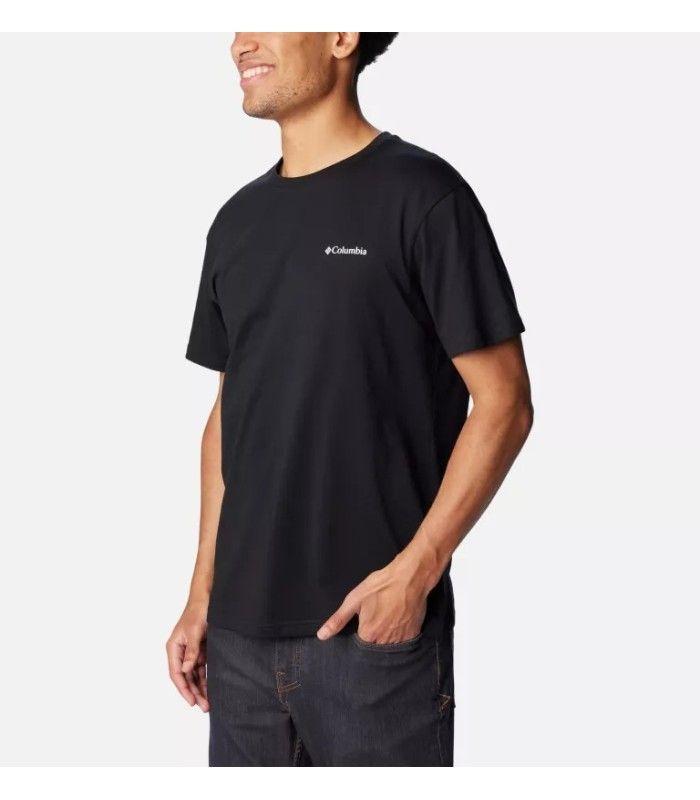 Camiseta Columbia Basic Logo Negro Hombre